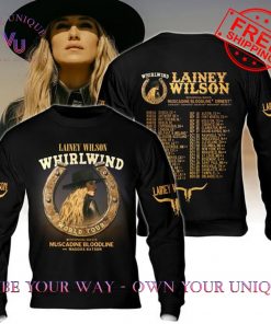 Lainey Wilson Whirlwind World Tour 2025 Official Concert Shirt Collection