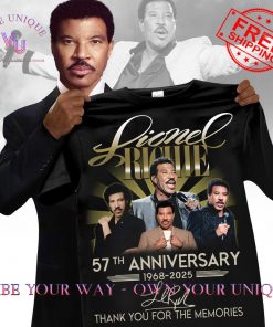 Lionel Richie 57th Anniversary Limited Edition Shirt Collection