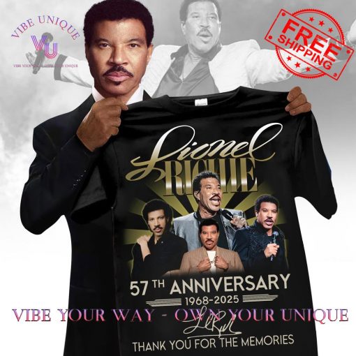 Lionel Richie 57th Anniversary Limited Edition Shirt Collection