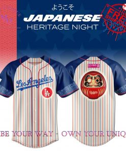 Los Angeles Dodgers Japanese Heritage Night Limited Edition Baseball Jersey