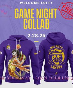 Los Angeles Lakers X One Piece Special Edition Hoodie