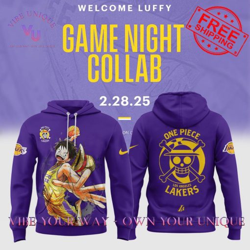 Los Angeles Lakers X One Piece Special Edition Hoodie