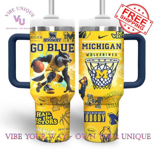 Michigan Wolverines NCAA Go Blue Special Edition Stanley Tumbler