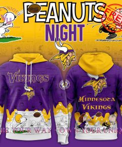 Minnesota Vikings Peanuts Knight 75th Anniv Special Edition Hoodie