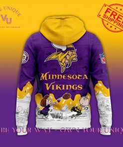 Minnesota Vikings Peanuts Knight 75th Anniv Special Edition Hoodie