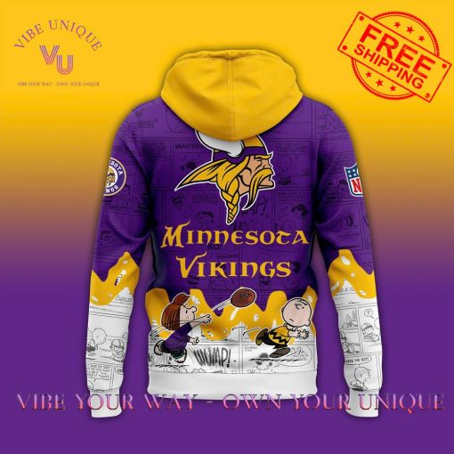 Minnesota Vikings Peanuts Knight 75th Anniv Special Edition Hoodie