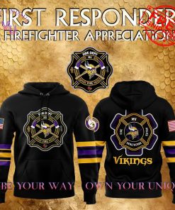 Minnesota Vikings X Firefighter Appreciation Night Limited Edition Hoodie