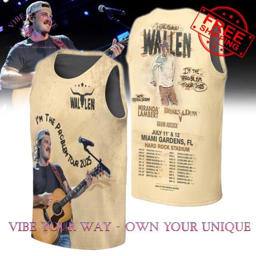 Morgan Wallen Im The Problem Tour 2025 Limited Edition Shirt Collection