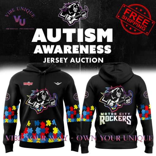 Motor City Rockers Austism Awareness 2025 Special Edition Hoodie