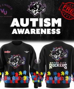 Motor City Rockers Austism Awareness 2025 Special Edition Sweatshirt