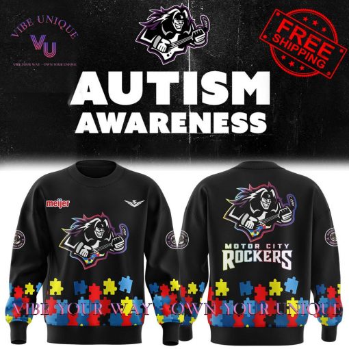 Motor City Rockers Austism Awareness 2025 Special Edition Sweatshirt