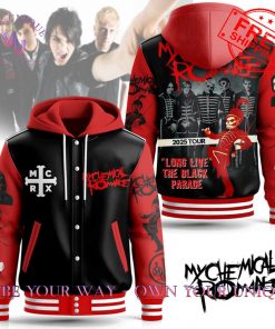 My Chemical Romance 2025 Tour Long Live The Black Parade Special Edition Baseball Jacket