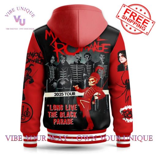 My Chemical Romance 2025 Tour Long Live The Black Parade Special Edition Baseball Jacket