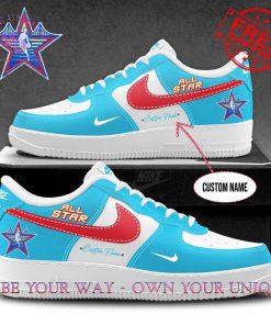 NBA All-Star 2025 Custom Name Basketball Air Force 1 Collection