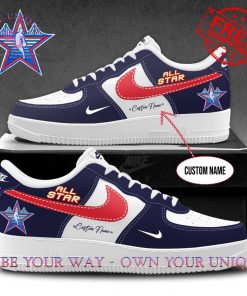 NBA All-Star 2025 Custom Name Basketball Air Force 1 Collection