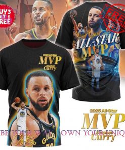 NBA All Star 2025 Stephen Curry MVP Limited Edition Black Shirt Collection