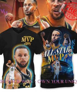 NBA All Star 2025 Stephen Curry MVP Limited Edition Black Shirt Collection