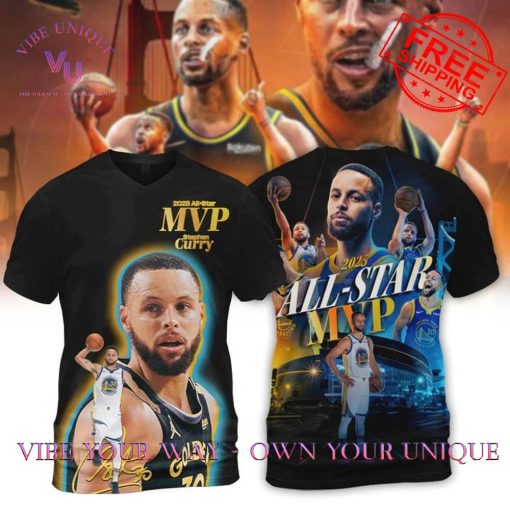 NBA All Star 2025 Stephen Curry MVP Limited Edition Black Shirt Collection