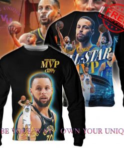 NBA All Star 2025 Stephen Curry MVP Limited Edition Black Shirt Collection