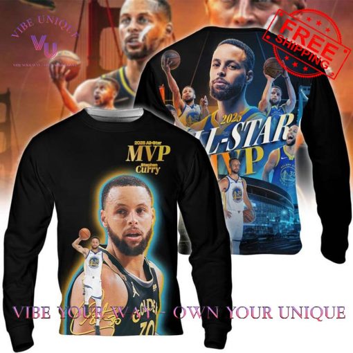 NBA All Star 2025 Stephen Curry MVP Limited Edition Black Shirt Collection