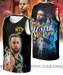 NBA All Star 2025 Stephen Curry MVP Limited Edition Black Shirt Collection