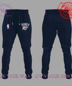 NBA Oklahoma City Thunder Loves Special Edition Dark Blue Hoodie Set