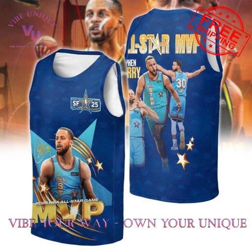 NBA Stephen Curry MVP All Star 2025 Limited Edition Navy Blue Shirt Collection