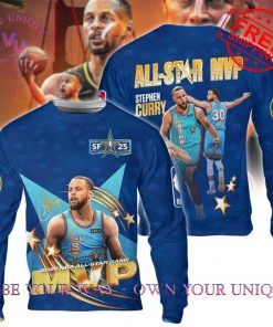 NBA Stephen Curry MVP All Star 2025 Limited Edition Navy Blue Shirt Collection