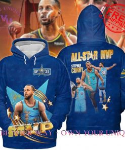 NBA Stephen Curry MVP All Star 2025 Limited Edition Navy Blue Shirt Collection