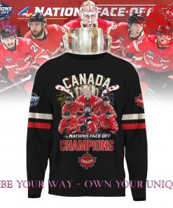 NHL 4 Nations FaceOff 2025 Canada Champions Limited Edition Multicolor Sweatshirt 2