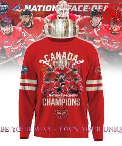 NHL 4 Nations Face-Off 2025 Canada Champions Limited Edition Multicolor Sweatshirt