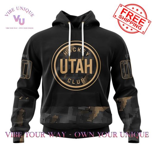 NHL Utah Hockey Club Military Custom Name Limited Edition Hoodie