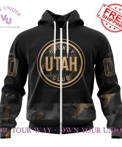 NHL Utah Hockey Club Military Custom Name Limited Edition Hoodie