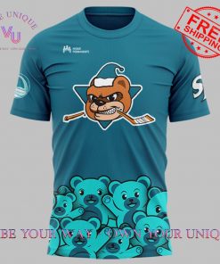 New San Jose Barracuda Teddy Bear Toss Premium Special Edition T-Shirt