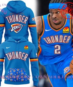 Oklahoma City Thunder NBA Limited Edition Blue Hoodie Set