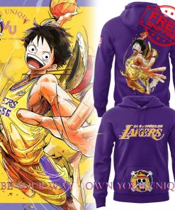 One Piece Night Los Angeles Lakers Limited Edition Hoodie Set