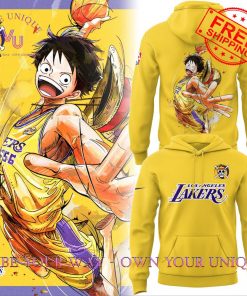 One Piece Night Los Angeles Lakers Limited Edition Hoodie Set