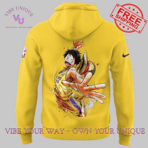 One Piece Night Los Angeles Lakers Limited Edition Hoodie Set