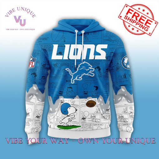 Peanuts Night 75th Anniversary Detroit Lions Limited Edition Hoodie