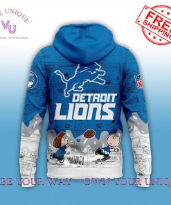 Peanuts Night 75th Anniversary Detroit Lions Limited Edition Hoodie