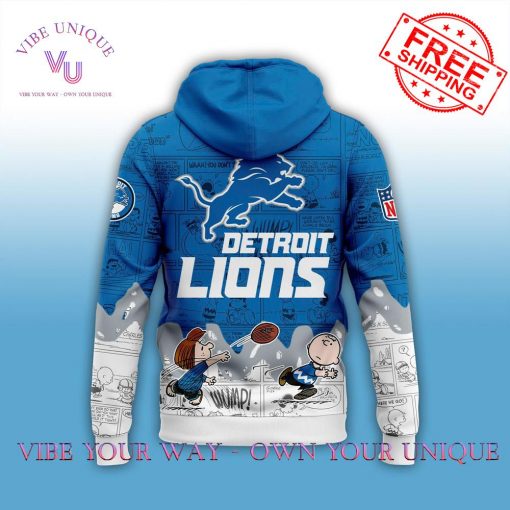 Peanuts Night 75th Anniversary Detroit Lions Limited Edition Hoodie