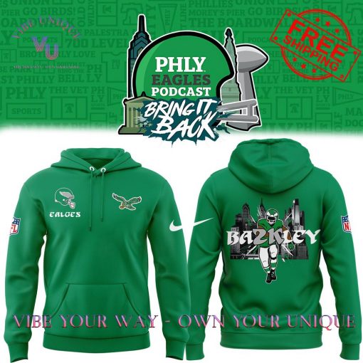 Philadelphia Eagles Bring It Back Premium Special Edition Green Hoodie