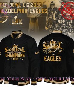 Philadelphia Eagles Champions Super Bowl 2025 Premium Special Edition Bomber Jacket