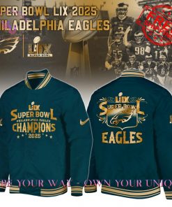 Philadelphia Eagles Champions Super Bowl 2025 Premium Special Edition Bomber Jacket