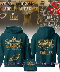 Philadelphia Eagles Champions Super Bowl 2025 Premium Special Edition Hoodie