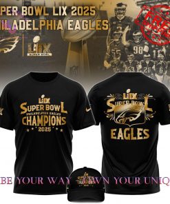 Philadelphia Eagles Champions Super Bowl 2025 Premium Special Edition T-Shirt