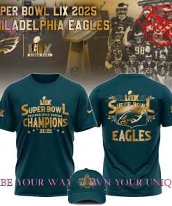 Philadelphia Eagles Champions Super Bowl 2025 Premium Special Edition TShirt