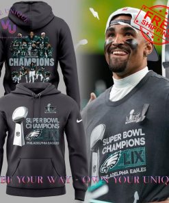 Philadelphia Eagles Jalen Hurts MVP Super Bowl LIX Champions Special Edition Hoodie