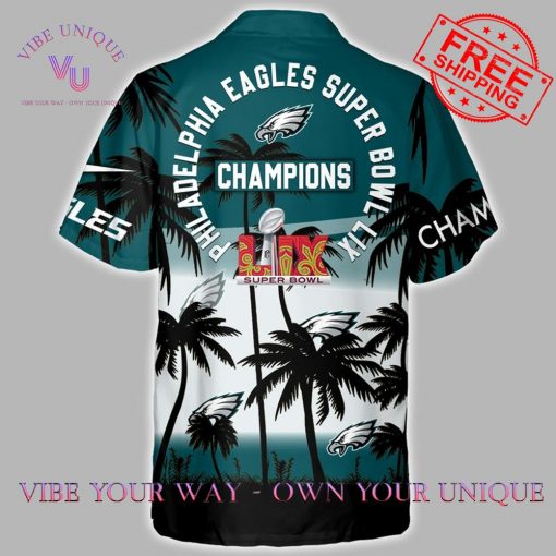 Philadelphia Eagles Jalen Hurts Super Bowl LIX 2025 Champions Limited Edition Hawaiin Shirt