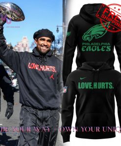 Philadelphia Eagles Love Hurts Special Edition Hoodie Set